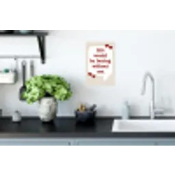 Quote - Tekstballon - Hartjes Muursticker klein -keuken