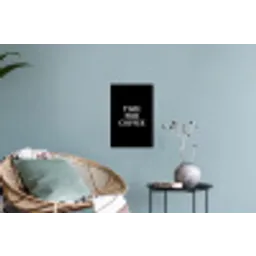 Quotes - Letters - Koffie - Zwart Muursticker klein -plant