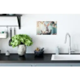 Konijn - Eieren - Mand Muursticker klein -keuken