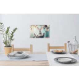 Konijn - Eieren - Mand Muursticker klein -eettafel
