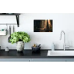 Konijn - Bos - Zonnestralen Muursticker klein -keuken