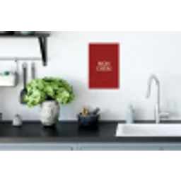 Rood - Frans - Quotes Muursticker klein -keuken