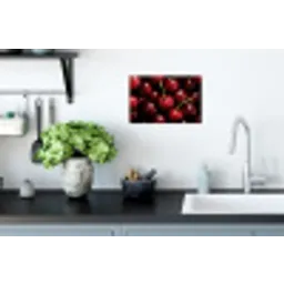 Rood - Fruit - Kersen Muursticker klein -keuken