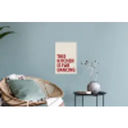 Rood - Quote - Kersen Muursticker klein -plant