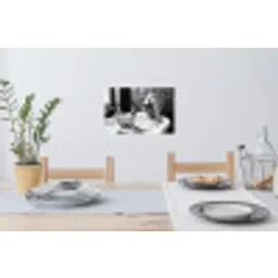 Relaxt - Bad - Zwart - Wit Muursticker klein -eettafel