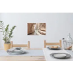 Rotsen - Zee - Zand - Kloof Muursticker klein -eettafel