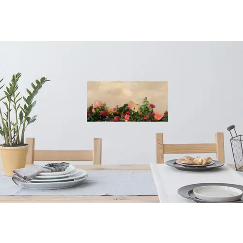Rozen - Muur - Vintage Muursticker klein -eettafel