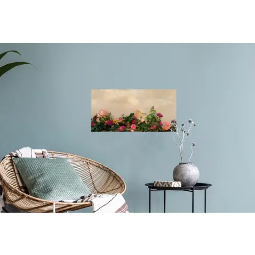 Rozen - Muur - Vintage Muursticker klein -plant