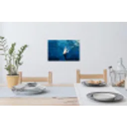 Zeilboot - Water - Abstract - Schaduw Muursticker klein -eettafel