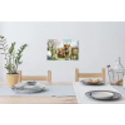 Schotsehooglanders - Paaseieren - Lente Muursticker klein -eettafel