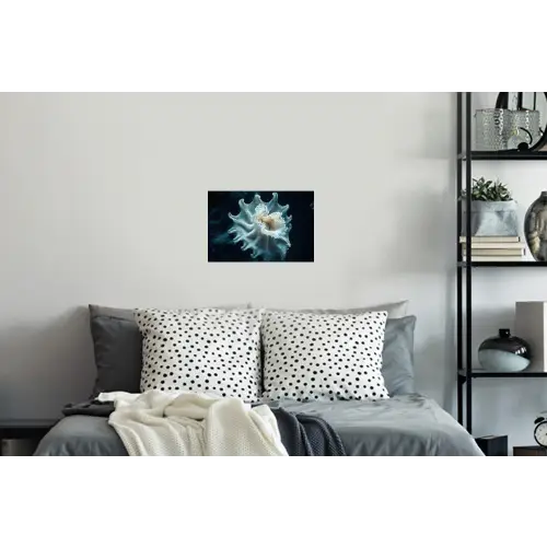 Zeewezen - Wit - Golven - Water Muursticker klein -slaapkamer