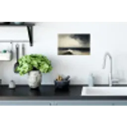 Zee - Rotsen - Storm Muursticker klein -keuken