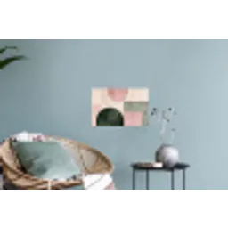 Vormen - Abstract - Cirkel - Zwart Muursticker klein -plant