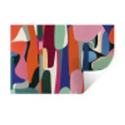 Vormen - Ritmisch - Kleuren - Abstract Muursticker klein -3d