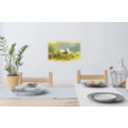Schaap - Weide - Groen Muursticker klein -eettafel