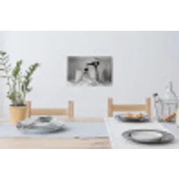 Lakens - Armen - Wijn - Glas Muursticker klein -eettafel