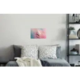 Schelp - Pastel - Pink Muursticker klein -slaapkamer