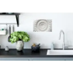 Schelp - Spiraal - Wit Muursticker klein -keuken