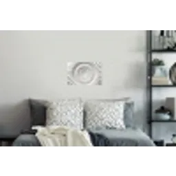 Schelp - Spiraal - Wit Muursticker klein -slaapkamer