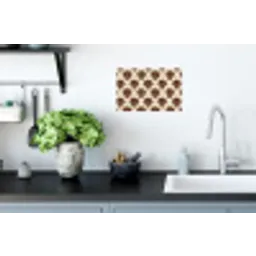 Schelpen - Bruin - Patroon Muursticker klein -keuken