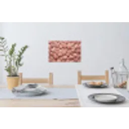 Schelpen - Patroon - Roze Muursticker klein -eettafel