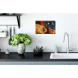 Silhouetten - Abstract - Zon - Maan Muursticker klein -keuken