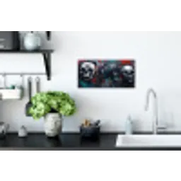Schedels - Graffiti - Abstract Muursticker klein -keuken