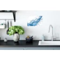 Spash - Water - Blauw Muursticker klein -keuken