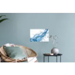 Spash - Water - Blauw Muursticker klein -plant