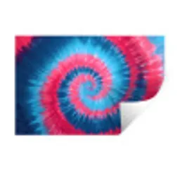 Spiraal - Roze - Draaiend Muursticker klein -3d