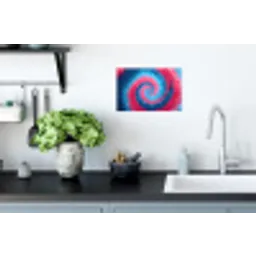 Spiraal - Roze - Draaiend Muursticker klein -keuken