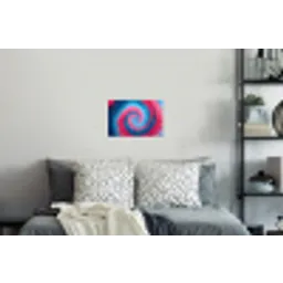 Spiraal - Roze - Draaiend Muursticker klein -slaapkamer