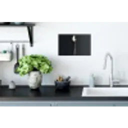 Lepel - Zilver - Metaal Muursticker klein -keuken