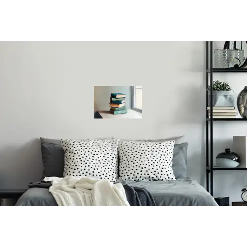 Stapel - Boeken - Groen - Daglicht Muursticker klein -slaapkamer