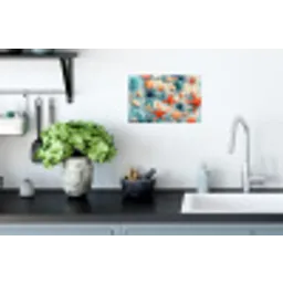 Zeesterren - Schelpen - Illustratie - Zand Muursticker klein -keuken