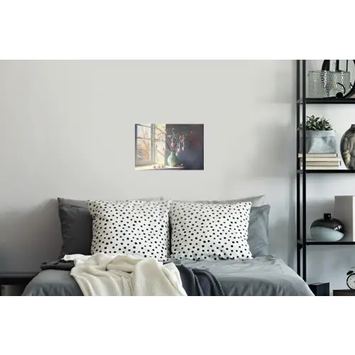 Stilleven - Vaas - Paastak Muursticker klein -slaapkamer