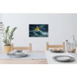 Storm - Badeend - Golven Muursticker klein -eettafel