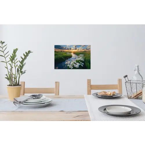 Beekje - Landschap - Margriet Muursticker klein -eettafel