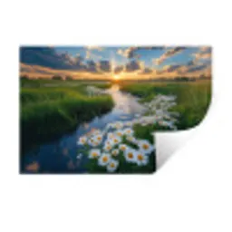 Beekje - Landschap - Margriet Muursticker klein -3d