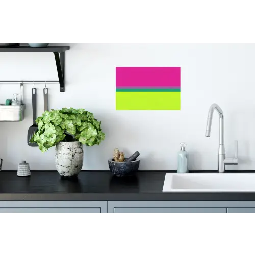 Strepen - Modern - Kleurrijk Muursticker klein -keuken