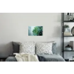 Vetplant - Bladeren - Groen - Wazig Muursticker klein -slaapkamer