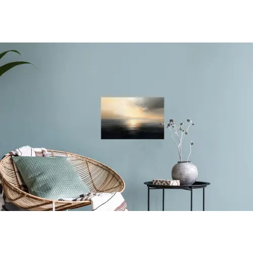 Zon - Horizon - Zee Muursticker klein -plant