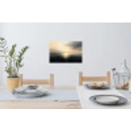 Zon - Horizon - Zee Muursticker klein -eettafel