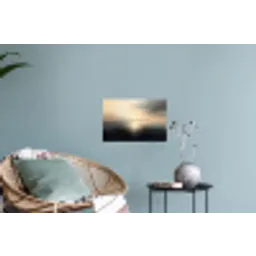 Zon - Horizon - Zee Muursticker klein -plant