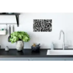 Symbolen - Abstract - Grafisch - Zwart Muursticker klein -keuken