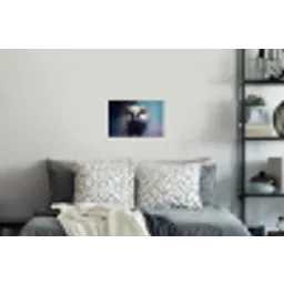 Stier - Zwart - Abstract - Horens Muursticker klein -slaapkamer