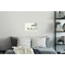 Terras - Illustratie - Groen Muursticker klein -slaapkamer