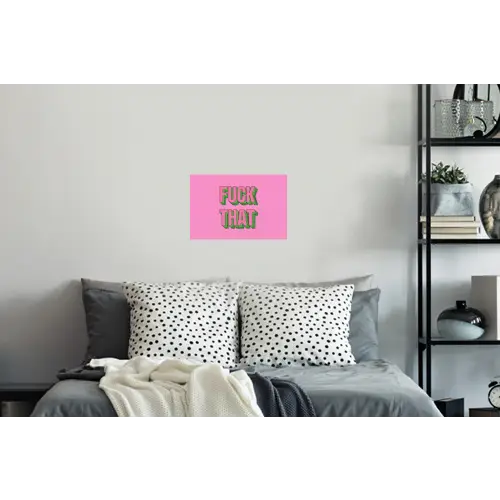 Tekst - Bold - Roze Muursticker klein -slaapkamer