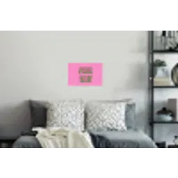 Tekst - Bold - Roze Muursticker klein -slaapkamer