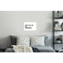 Tekst - Modern - Zwart - Wit Muursticker klein -slaapkamer